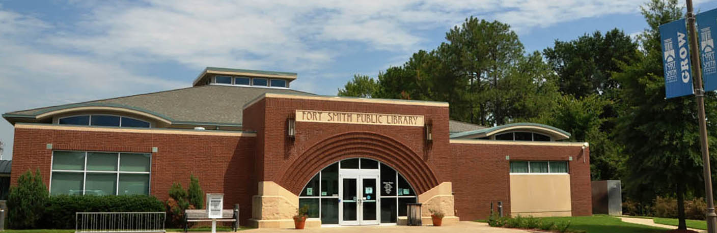 Exterior shot of the Dallas Street Branch of Fort Smith Public Library