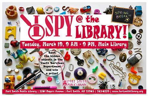 iSpy at the Library informational banner