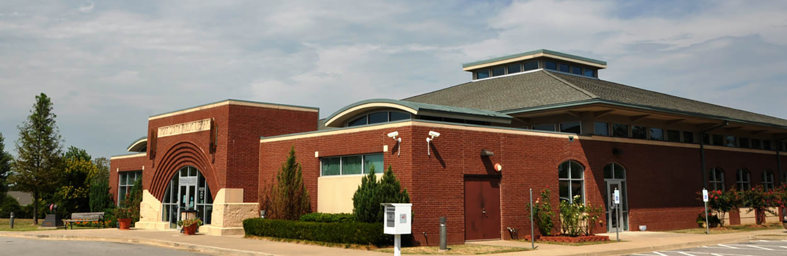 Exterior shot of Miller Branch of Fort Smith Public Library