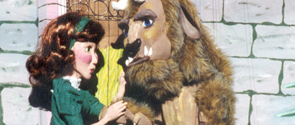 Beauty and the Beast puppets
