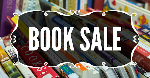 "Book Sale" sign