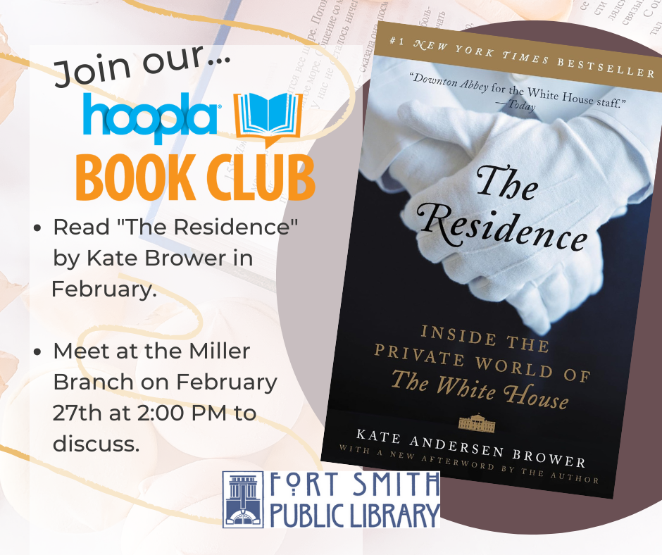 Hoopla Book Club: The Residence by Kate Brower