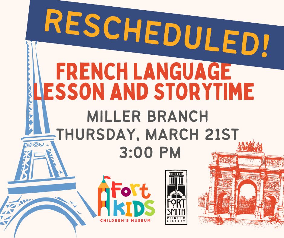 RESCHEDULED french storytime with Fort Kids