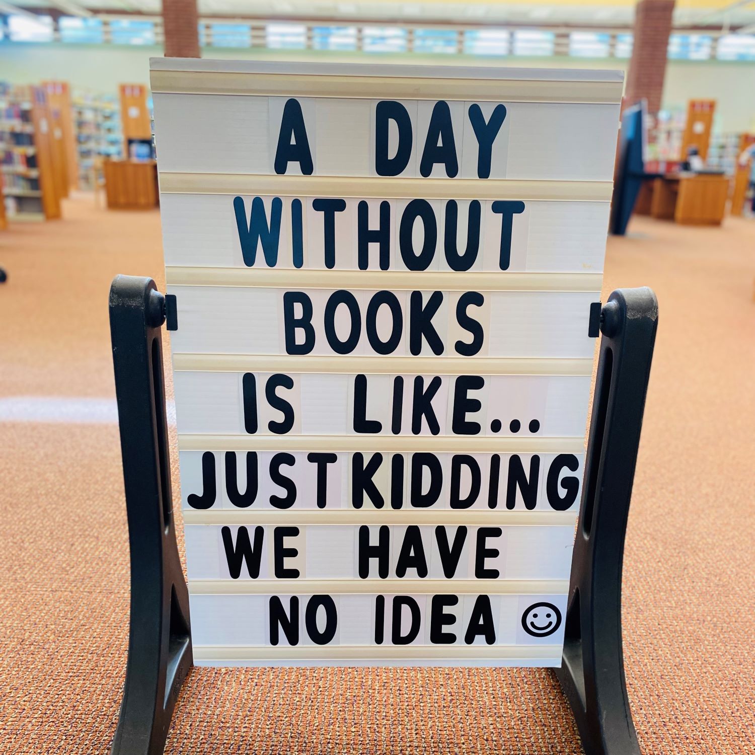 a day without books sign