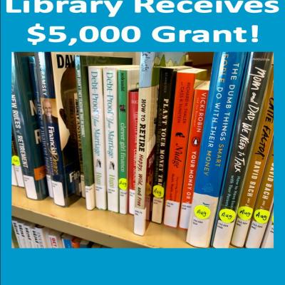 Library receives $5000 Grant