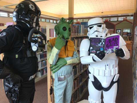 Star Wars villains reading the book "The Bad Guys"