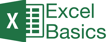 excel logo with the word excel basics
