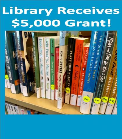 Library receives $5000 Grant | Fort Smith Public Library