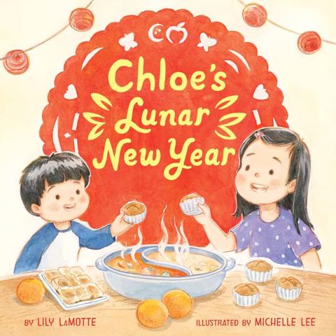 book cover for Chloe's lunar new by Lily LaMotte
