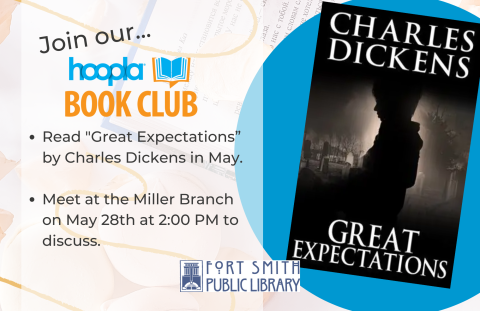 Hoopla Book Club pick for May- Great Expectations by Charles Dickens