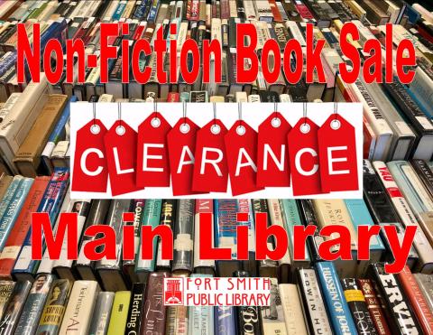 Book Sale Clearance Event poster