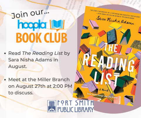 hoopla book club the reading list by sara nisha adams