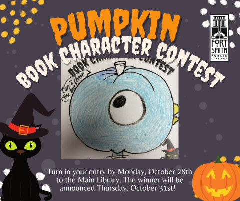 Pumpkin Decorating Contest, paper pumpkin book character