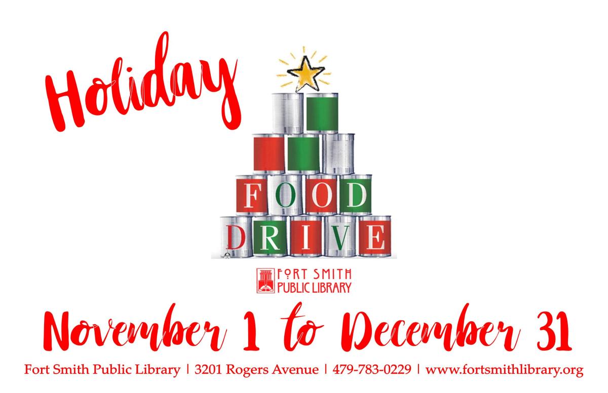 Holiday food drive poster