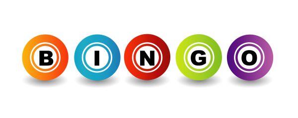 BINGO spelled out with Bingo balls