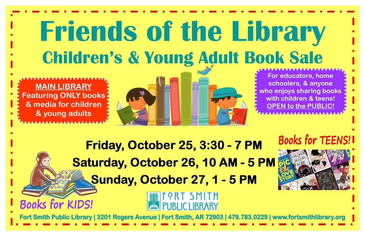 poster for 2024 Children's and Young Adult Book Sale