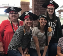 Miller Branch Pirates Miller Branch pirates at a pirate program